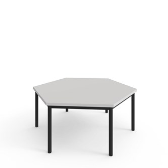 Bord 12:38 FSC BX DL hexagon 120x120 cm svart stativ