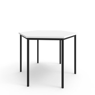 Bord 12:38 FSC BX DL hexagon 120x120 cm svart stativ