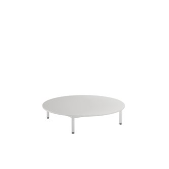 Lekbord 12:38 HPL ø 120 cm vitt stativ