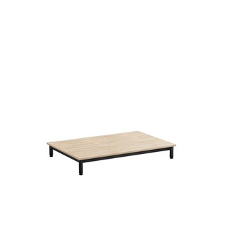 Lekbord 12:38 HPL 120x80 cm svart stativ