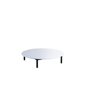 Lekbord 12:38 HPL ø 120 cm svart stativ