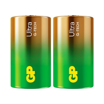 Batteri D/LR20, 2-pack