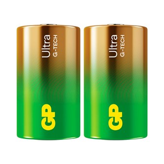 Batteri D/LR20, 2-pack
