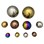 Metallkulor, 10-pack