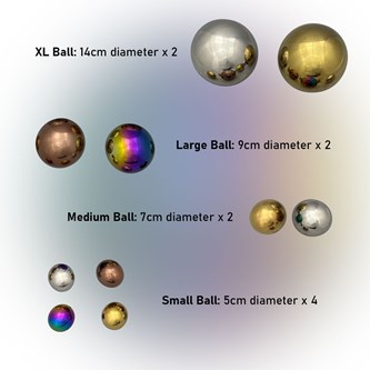 Metallkulor, 10-pack