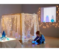 Ljusdraperi vitt, 2x1,5 m