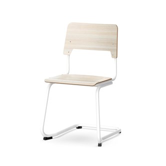 Stol Como FSC BX C-stativ sh 45 cm stor sits vitt stativ