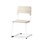 Stol Como FSC BX C-stativ sh 45 cm stor sits vitt stativ