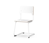 Stol Como FSC BX C-stativ sh 45 cm stor sits vitt stativ