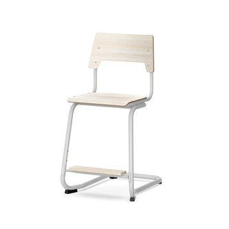 Stol Como FSC C-stativ sh 50 cm mellan sits silverstativ