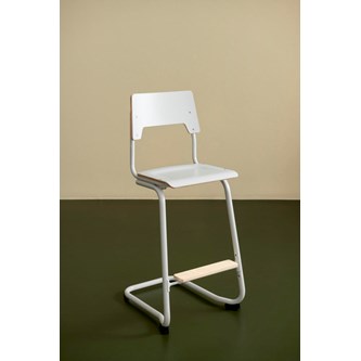 Stol Como FSC C-stativ sh 50 cm mellan sits silverstativ