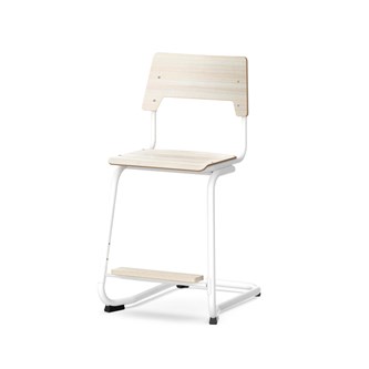 Stol Como FSC BX C-stativ sh 50 cm mellan sits vitt stativ
