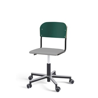 Stol Matte FSC BX gas Alu hjul liten sits svart stativ