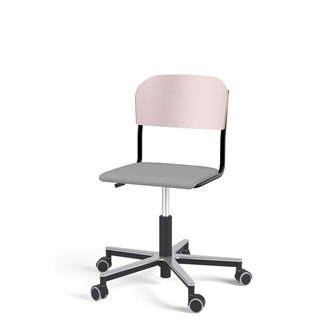 Stol Matte FSC BX gas Alu hjul liten sits svart stativ