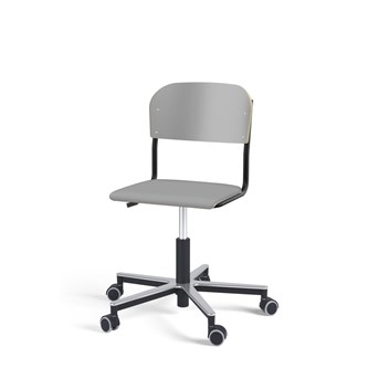 Stol Matte FSC BX gas Alu hjul liten sits svart stativ