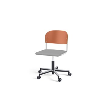 Stol Matte FSC gas Alu hjul stor sits silverstativ