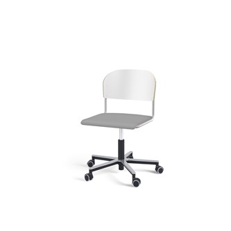 Stol Matte FSC gas Alu hjul stor sits silverstativ