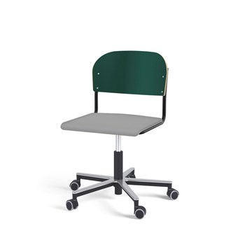 Stol Matte FSC BX gas Alu hjul stor sits svart stativ