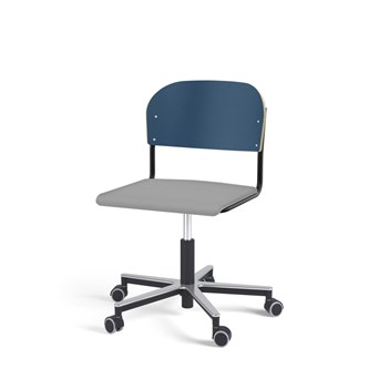 Stol Matte FSC BX gas Alu hjul stor sits svart stativ