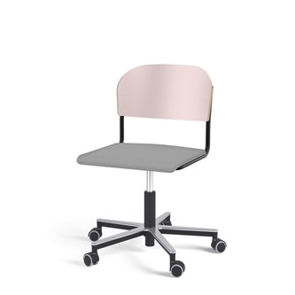 Stol Matte FSC BX gas Alu hjul stor sits svart stativ