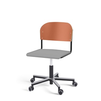 Stol Matte FSC BX gas Alu hjul stor sits svart stativ