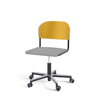 Stol Matte FSC BX gas Alu hjul stor sits svart stativ