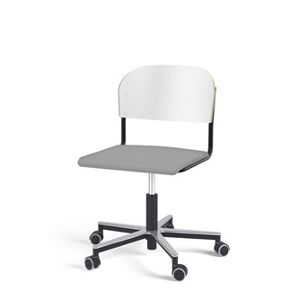 Stol Matte FSC BX gas Alu hjul stor sits svart stativ