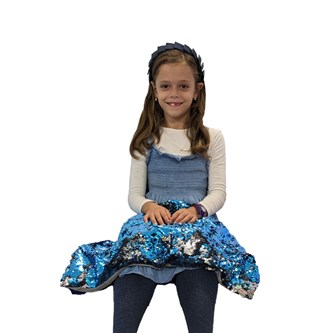 Knäfilt med vikt, paljetter