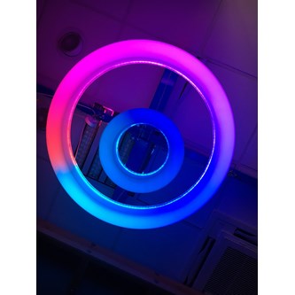 Lysande ring för taket, medium