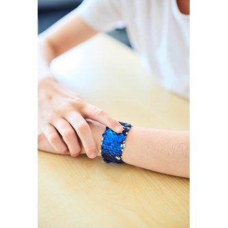 Fokusarmband paljetter, 6-pack