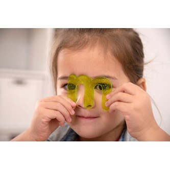 Regnbågsglittrande bokstäver, 26-pack