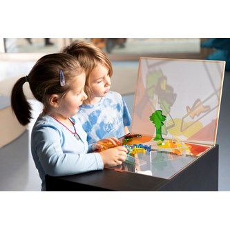 Barnens projektor, lådan