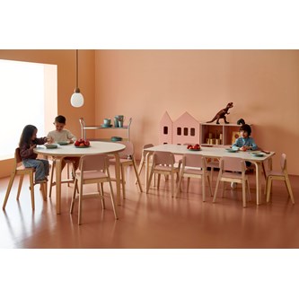 Bord Arcus FSC HPL björk ø 120 cm