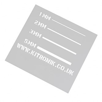 Akrylark till laserskärare, Vit, 5-pack