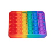 Pop Fidget Pad, regnbågsfärgad kvadrat