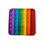Pop Fidget Pad, regnbågsfärgad kvadrat