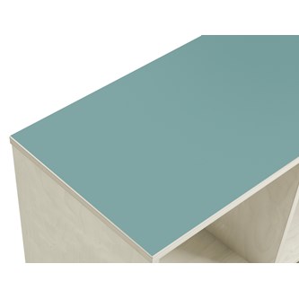 Kubus svängd 4 fack vitpig H55