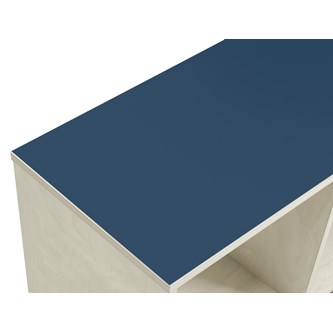 Kubus svängd 4 fack vitpig H55