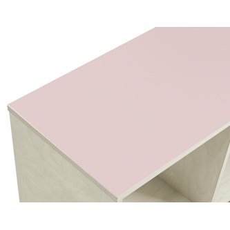 Kubus svängd 4 fack vitpig H55