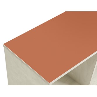 Kubus svängd 4 fack vitpig H55