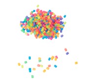 Rörpärlor neonfärger 10.000-pack