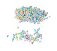 Rörpärlor pastellfärger 10.000-pack