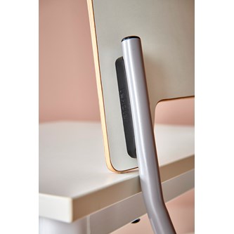 Stol Como FSC medstativ sh 45 cm mellan sits silverstativ