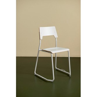 Stol Como FSC medstativ sh 45 cm mellan sits silverstativ