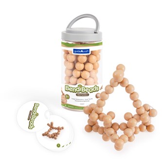 Böjliga kulor, naturfärgade