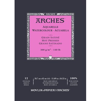 Akvarellblock ARCHES 300 g A3