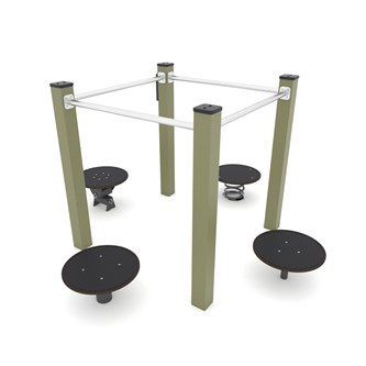 Active senior balansstation