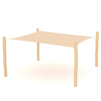 ROBINIA solsegel kvadratiskt 1388