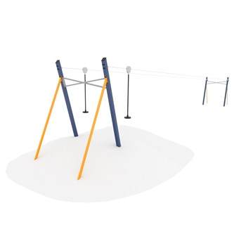 Linbana för slänt dubbel 22,5 m