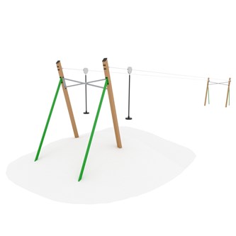 Linbana för slänt dubbel 22,5 m